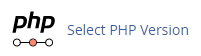 Select PHP version